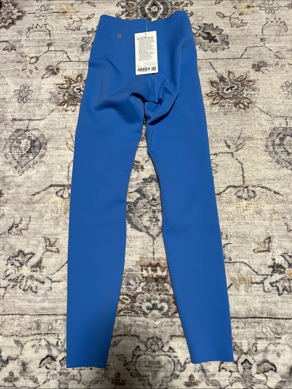 lululemon Leggings NWT Bright Blue size 4   Glow Up HR Tight 28”
